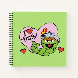 Cuaderno Oscar "I love Trash" Valentine