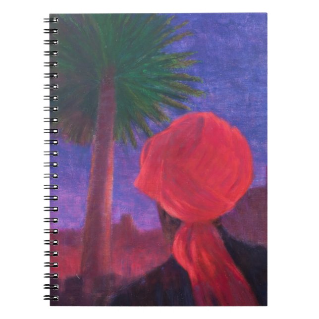 Cuaderno Oscuridad roja Jodhpur 2012 del turbante (Frente)