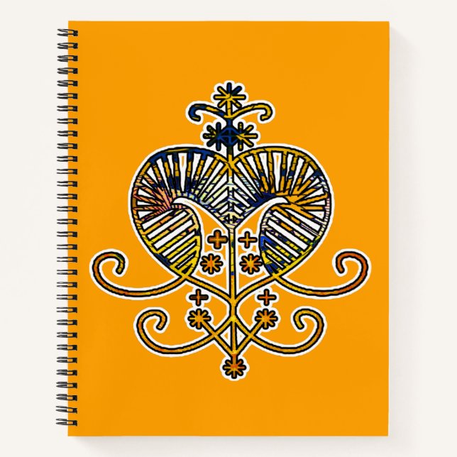 Cuaderno Oshun Goddess Veve Sigil (Anverso)