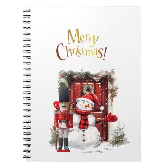 Cuaderno Osito de juguete soldado británico con gorro de pi (Frente)
