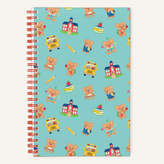 Cuaderno Osito de peluche Regreso a clases Azul