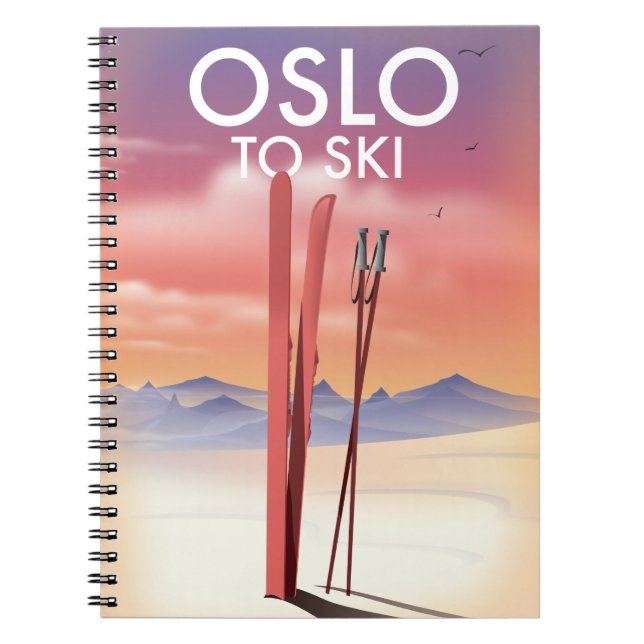 Cuaderno Oslo A La Esquí (Frente)