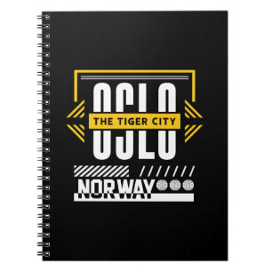 Cuaderno Oslo Noruega-La Ciudad del Tigre Tipografía Urbana