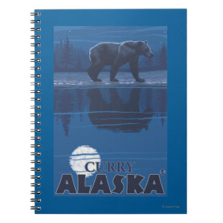 Cuaderno Oso a la luz de la luna - Curry, Alaska