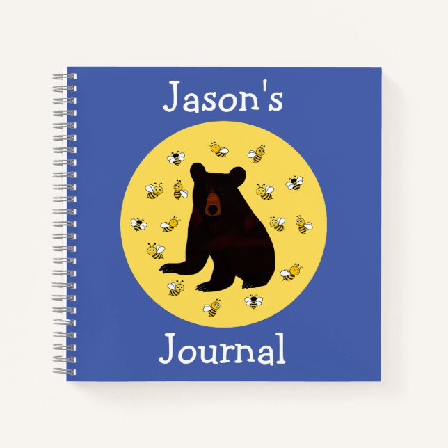 Cuaderno Oso Adorable De Abeja Pequeña (Anverso)
