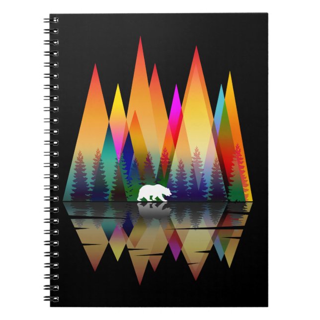 CUADERNO OSO ARCOÍRIS DE MONTAÑA (Frente)