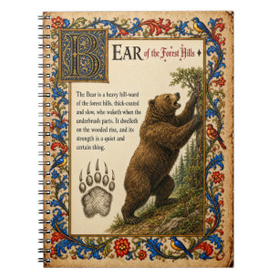 Cuaderno Oso, Arte de Bestiario Medieval