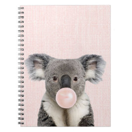 Cuaderno Oso de Koala con chicle rosa