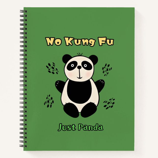 Cuaderno Oso de panda (Anverso)