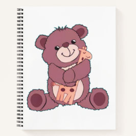 Cuaderno Oso de peluche lindo