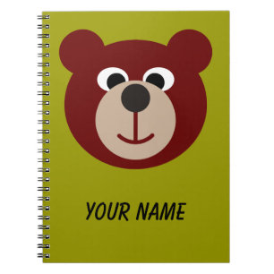 Cuaderno Oso de peluche sonriente