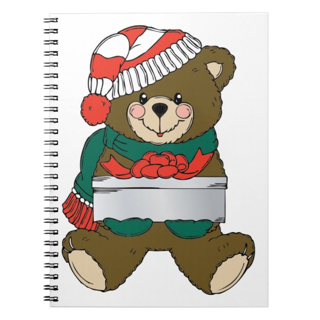 CUADERNO OSO DE TEDDÍA "MERRY CHRISTMAS" (Frente)