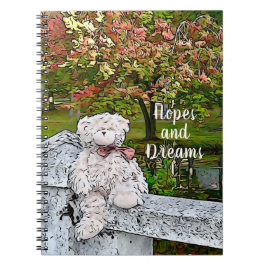 Cuaderno Oso de Teddy junto al estanque