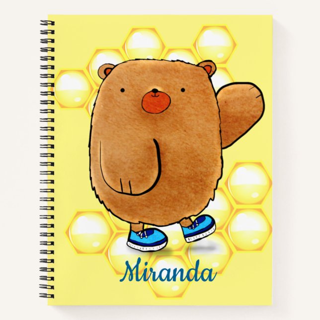 Cuaderno Oso dulce de miel (Anverso)