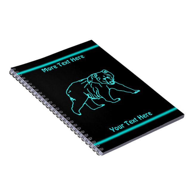 Cuaderno Oso eléctrico de Kodiak (Lado Derecho)