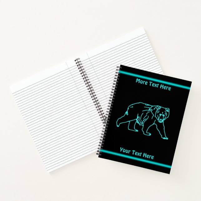 Cuaderno Oso eléctrico de Kodiak (Interior)