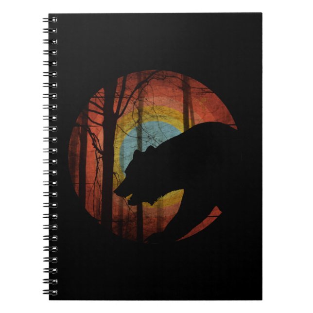 CUADERNO OSO EN EL BOSQUE FOREST VINTAGE (Frente)