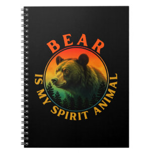 Cuaderno Oso es mi animal espiritual