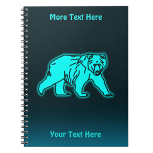 Cuaderno Oso Kodiak Azul