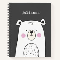 Oso Lindo con Nombre Personalizado Niños Caprichos