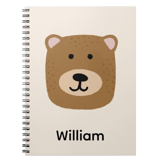 Cuaderno Oso marrón (Frente)