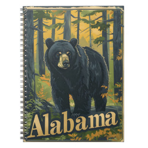 Cuaderno Oso negro de Alabama