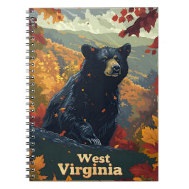 Cuaderno Oso negro de Virginia Occidental