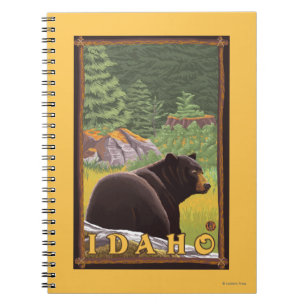 Cuaderno Oso negro en el bosque - Idaho