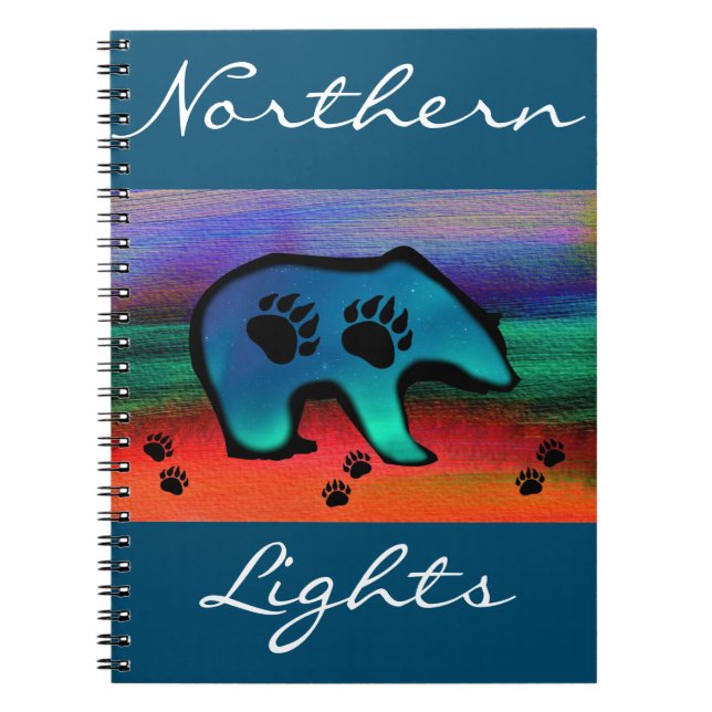 Cuaderno Oso Oso de Espíritu de Luces del Norte (Frente)