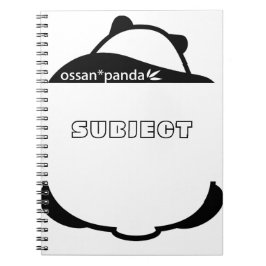 Cuaderno oso ossan*panda