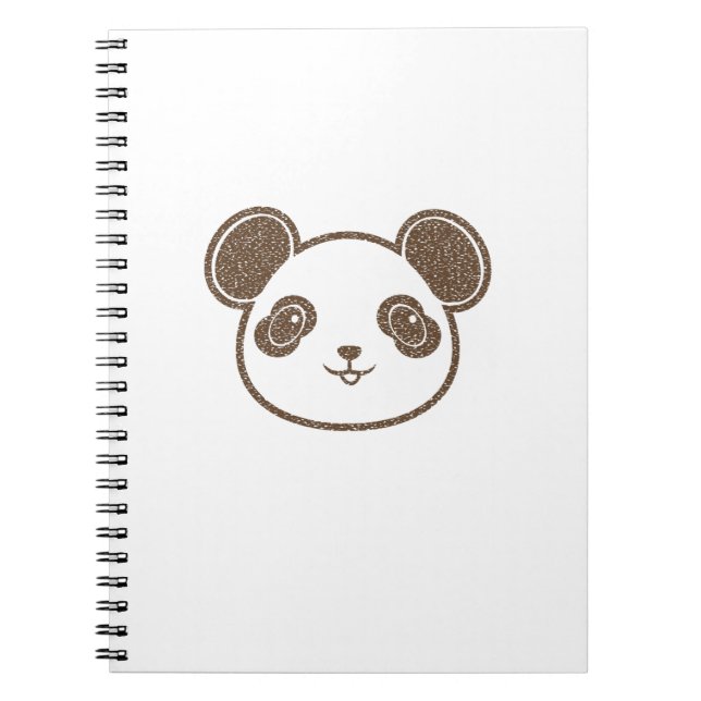 Cuaderno Oso Panda angustiado (Frente)