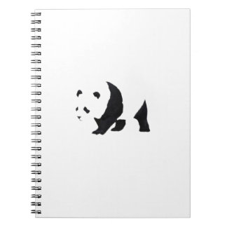 Cuaderno Oso panda grande