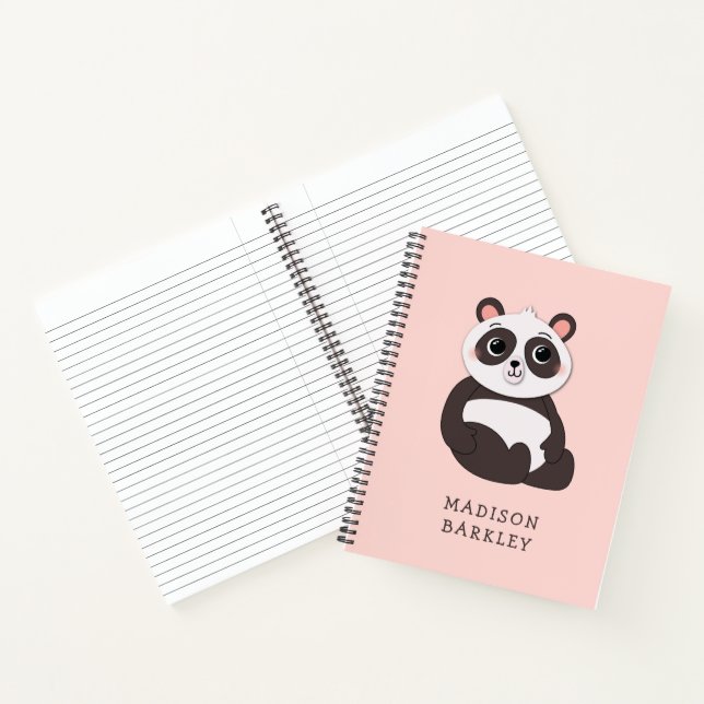 Cuaderno Oso Panda Niño Lindo (Interior)