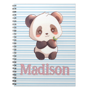 Cuaderno Oso Panda Personalizado
