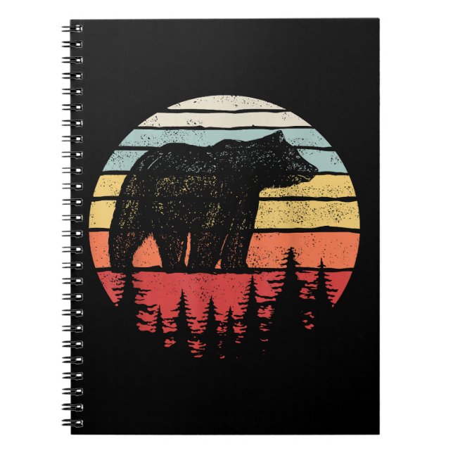 Cuaderno Oso Pardo Vintage Retro (Frente)