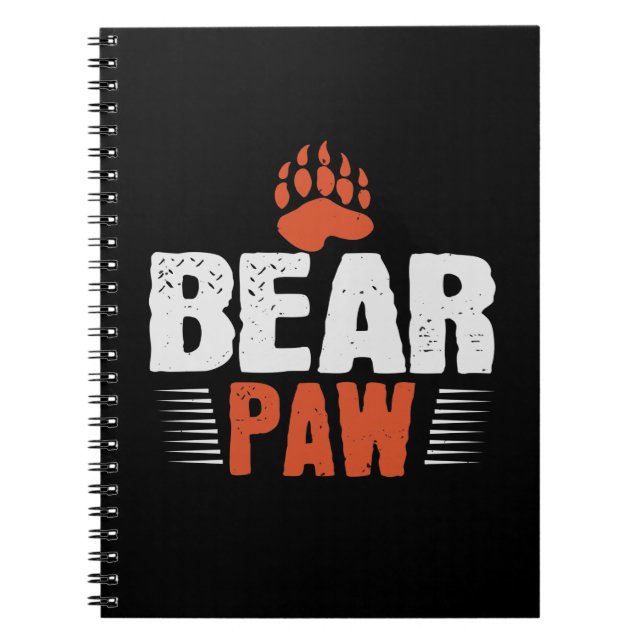 Cuaderno Oso - Paw del oso (Frente)