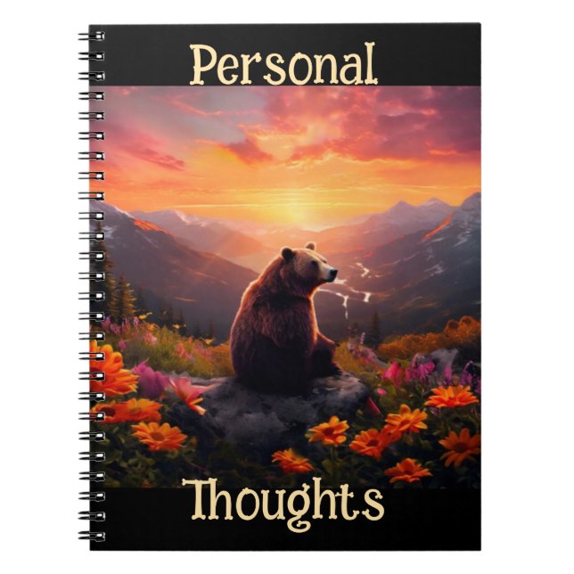 Cuaderno Oso Pensativo (Frente)