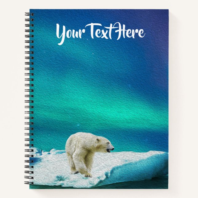 Cuaderno Oso polar - Portátil (Anverso)
