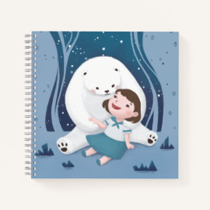 Cuaderno Oso polar y Ilustracion infantil