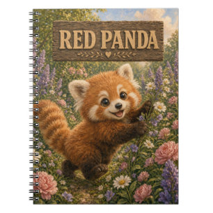 Cuaderno Oso Rojo Panda Cachorro Libro de Cuentos Animal de