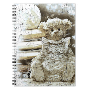 Cuaderno Oso y libros de Teddy de época
