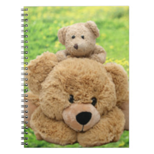Cuaderno Osos de peluche lindos en un prado