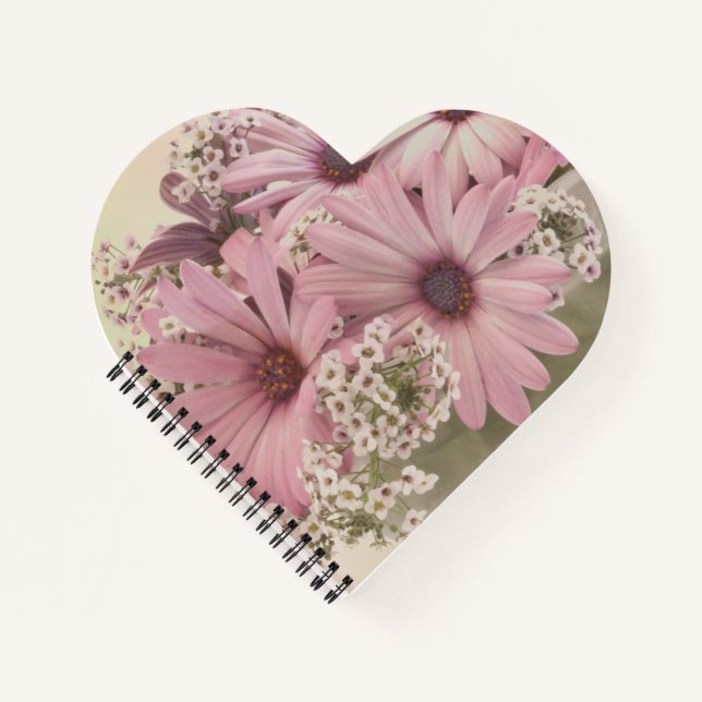 Cuaderno Osteospernum rosa (Anverso)