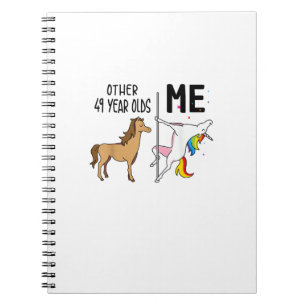 Cuaderno Other Unicorn 49 Cumpleaños y regalo para mí para