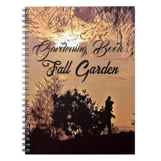 Cuaderno Otoño Agua Amanecer Paisaje Acuarela Jardinería
