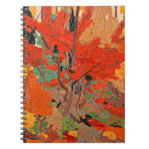 Cuaderno Otoño, arte fino de Tom Thomson,