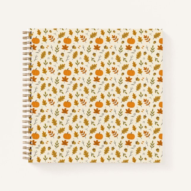 Cuaderno Otoño Botánico — Paleta de la Naturaleza (Anverso)