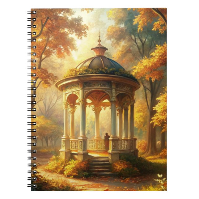 Cuaderno Otoño Cae Con Gazebo (Frente)
