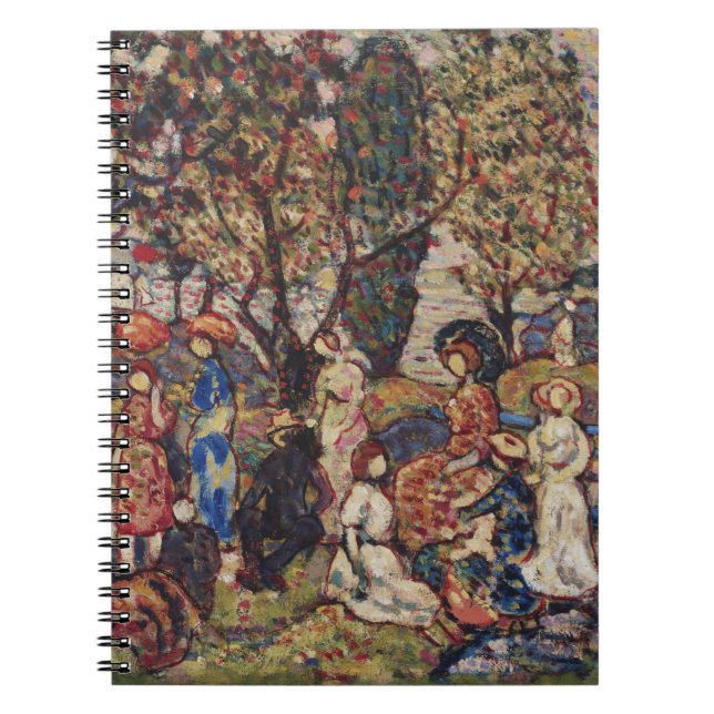 Cuaderno Otoño de Maurice Prendergast, Bella Artes de Vinta (Frente)