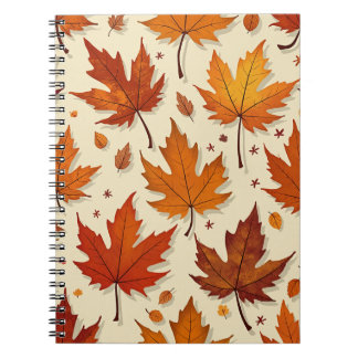 Cuaderno Otoño deja portátiles